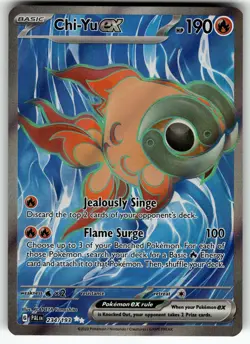 Chi-Yu ex 234/193 SV02: Paldea Evolved NM Pokemon Card TCG - Image 1