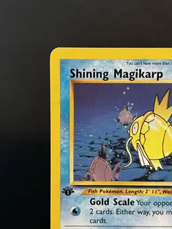 Pokemon TCG Shining Magikarp Card 66/64 1st Edition Neo Revelation Holo - Image 2