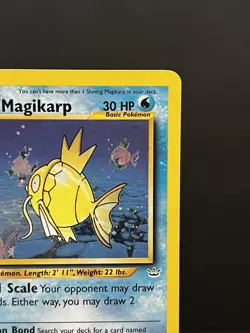 Pokemon TCG Shining Magikarp Card 66/64 1st Edition Neo Revelation Holo - Image 3