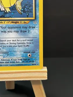 Pokemon TCG Shining Magikarp Card 66/64 1st Edition Neo Revelation Holo - Image 5