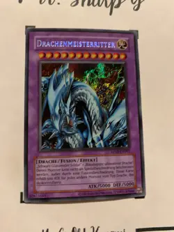 DRACHENMEISTERRITTER - RP02-DE097 DEUTSCH Yu-Gi-Oh! CARD SECRET RARE HOLO FOIL - Image 5