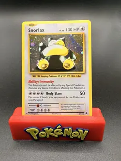 Pokemon TCG Card - Snorlax XY179 Holo Promo XY Black Star Promos LP - Image 1