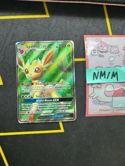 Pokemon Card Leafeon GX SM Ultra Prism Full Art 139/156 011 💎NM💎 - Image 1