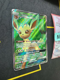 Pokemon Card Leafeon GX SM Ultra Prism Full Art 139/156 011 💎NM💎 - Image 3
