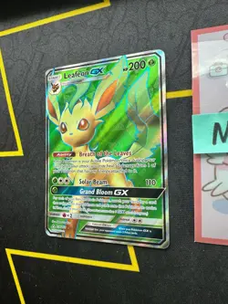 Pokemon Card Leafeon GX SM Ultra Prism Full Art 139/156 011 💎NM💎 - Image 4