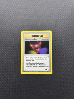 Pokemon Card Gym Challenge Resistance Gym 109/132 WOTC NM! - Image 3