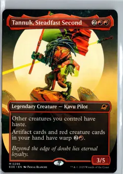 Tannuk, Steadfast Second (Borderless) Normal M Edge of Eternities 296 NM - Image 1