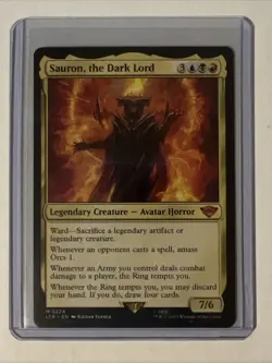 MTG Sauron, the Dark Lord - The Lord of the Rings #224 - Image 1