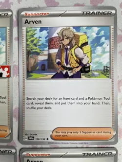 Pokemon TCG - Arven - 166/198 - Scarlet & Violet Base - Trainer Playset (x4) - Image 5