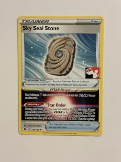 Sky Seal Stone 143/159 Pokemon Prize Pack Series 3 Crown Zenith variant D - Image 1