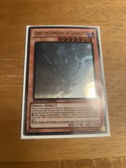 Yu-Gi-Oh Gold Ghost Rare Gorz the Emissary of Darkness GLD5-EN024 - Image 1