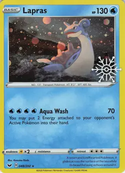 Lapras - (Holiday Calendar) Promo Miscellaneous Cards & Products 048/202 LP - Image 1