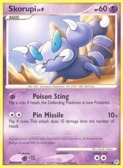 Skorupi 99/130 Common | Diamond & Pearl | Pokemon Card - Image 1