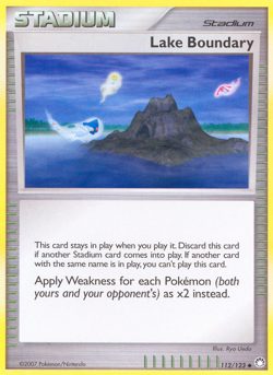 Lake Boundary 112/123 Uncommon | Mysterious Treasures | Pokemon Card - Image 1