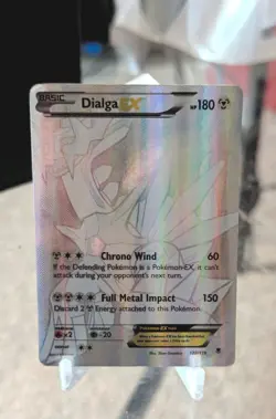 Pokemon TCG Dialga EX Full Art 122/119 Secret Rare Card XY Phantom Forces - Image 1