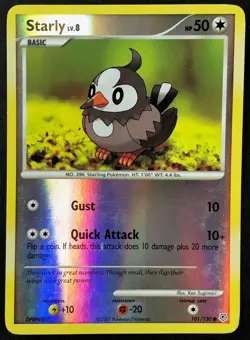 Starly 101/130 Reverse Holo | Diamond & Pearl | Pokemon Card - Image 1