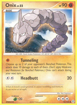 Onix 92/130 Common | Diamond & Pearl | Pokemon Card - Image 1