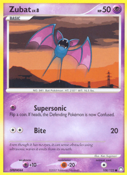 Zubat 108/123 Common | Mysterious Treasures | Pokemon Card - Image 1