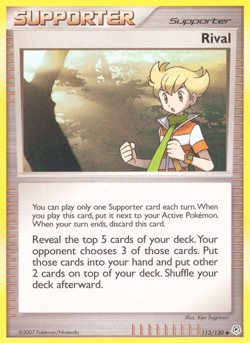 Rival 113/130 Uncommon | Diamond & Pearl | Pokemon Card - Image 1
