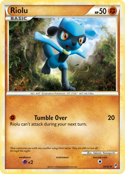 Riolu 50/95 Uncommon | Call of Legends | Pokemon Card - Image 1
