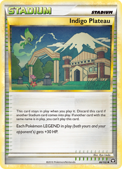 Indigo Plateau 86/102 Uncommon | HS—Triumphant | Pokemon Card - Image 1