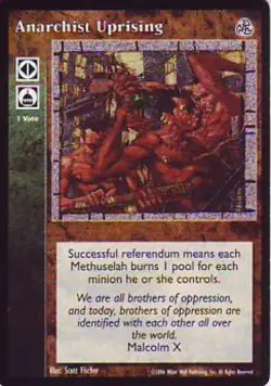 Anarchist Uprising x10 VTES JYHAD 3rd - Image 1