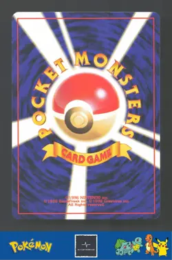 1999 Japanese Pokemon Squirtle / Bulbasaur VHS Deck Water Energy #38 - Image 2