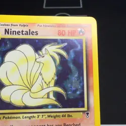 LP Ninetales 17/110 Holo - Legendary Collection - Vintage Pokemon Trading Card - Image 4