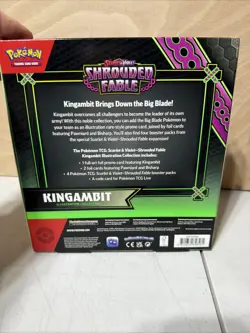 Pokemon TCG Shrouded Fable Kingambit Illustration Collection New - Image 4