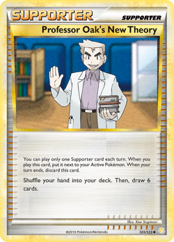 Professor Oak's New Theory 101/123 Uncommon | HeartGold & SoulSilver | Pokemon C - Image 1