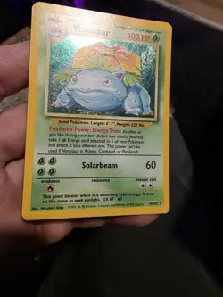 Pokemon TCG Venusaur Base Set Holo Rare 15/102 - Image 3