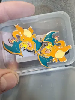 Pokemon Charizard & Pikachu Pin 25th Celebrations Ultra Premium Collection UPC - Image 1