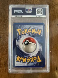 1999 Pokemon Fossil 1st Edition Geodude #47 PSA 10 - Image 2