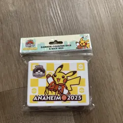 Pokemon World Championships 2025 Anaheim Dice Damage Counter Box New Sealed - Image 1