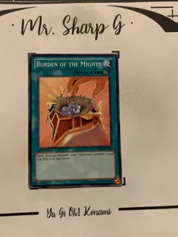 BURDEN OF THE MIGHTY - 1st EDITION SDOK-EN030 ENGLISH Yu-Gi-Oh! CARD COMMON TCG - Image 3