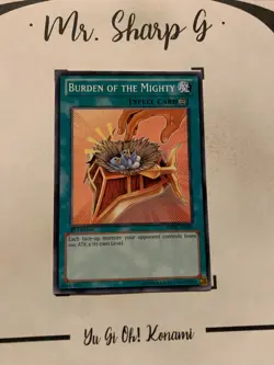 BURDEN OF THE MIGHTY - 1st EDITION SDOK-EN030 ENGLISH Yu-Gi-Oh! CARD COMMON TCG - Image 4