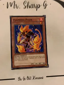 FLAMVELL POUN - 1st EDITION SDOK-EN010 ENGLISH Yu-Gi-Oh! CARD COMMON KONAMI TCG - Image 2