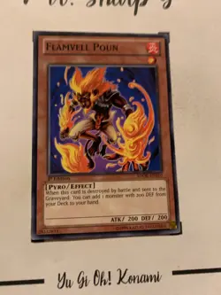 FLAMVELL POUN - 1st EDITION SDOK-EN010 ENGLISH Yu-Gi-Oh! CARD COMMON KONAMI TCG - Image 5