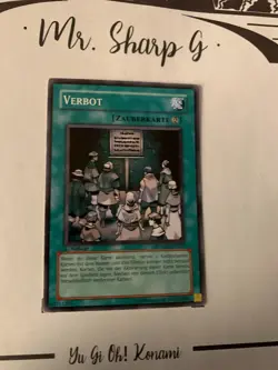VERBOT - 1. AUFLAGE SDMM-DE022 DEUTSCH Yu Gi Oh! CARD COMMON KONAMI - Image 3