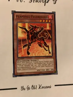 FLAMVELL-FEUERHUND - 1. AUFLAGE SDOK-DE009 DEUTSCH Yu-Gi-Oh! CARD COMMON - Image 5