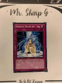 SPIRITUAL WATER ART - AOI - 1st EDITION SDRE-EN037 ENGLISH Yu-Gi-Oh! CARD COMMON - Image 3