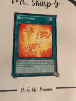 REKINDLING - 1st EDITION SDOK-EN024 ENGLISH Yu-Gi-Oh! CARD COMMON KONAMI 2013 - Image 4