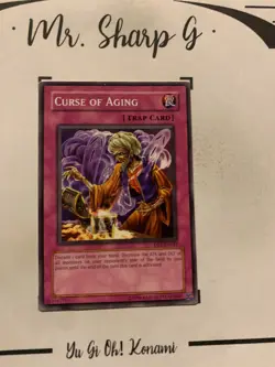 CURSE OF AGING - DR1-EN042 ENGLISH Yu-Gi-Oh! CARD COMMON KONAMI - Image 3