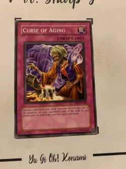 CURSE OF AGING - DR1-EN042 ENGLISH Yu-Gi-Oh! CARD COMMON KONAMI - Image 4