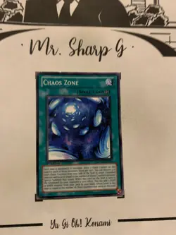 CHAOS ZONE - 1st EDITION SDDC-EN024 ENGLISH Yu-Gi-Oh! CARD COMMON KONAMI 2012 - Image 2