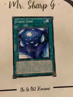 CHAOS ZONE - 1st EDITION SDDC-EN024 ENGLISH Yu-Gi-Oh! CARD COMMON KONAMI 2012 - Image 4