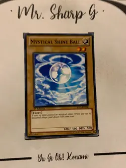 MYSTICAL SHINE BALL -1st EDITION SDLS-EN008 ENGLISH Yu-Gi-Oh! CARD COMMON KONAMI - Image 2
