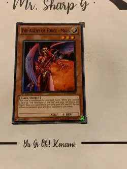 THE AGENT OF FORCE - MARS - 1st EDITION SDLS-EN007 ENGLISH Yu-Gi-Oh! CARD COMMON - Image 2