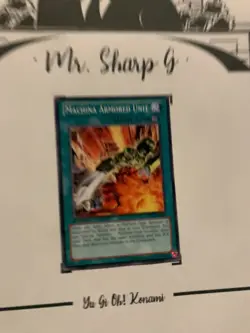 MACHINA ARMORED UNIT - 1st EDITION SDCR-EN028 ENGLISH Yu-Gi-Oh! CARD COMMON TCG - Image 2