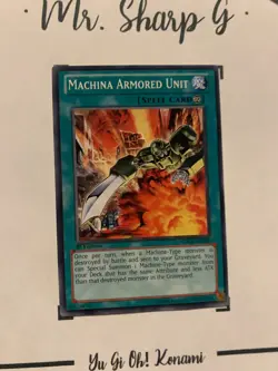 MACHINA ARMORED UNIT - 1st EDITION SDCR-EN028 ENGLISH Yu-Gi-Oh! CARD COMMON TCG - Image 4
